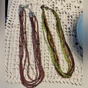 Beaded necklaces